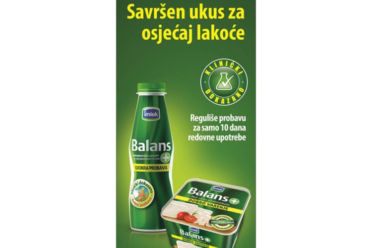 Balans plus - savršen ukus za osjećaj lakoće