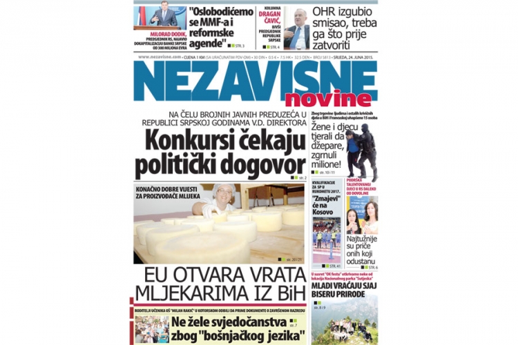 ČITAJTE U "NEZAVISNIM": Konkursi čekaju politički dogovor