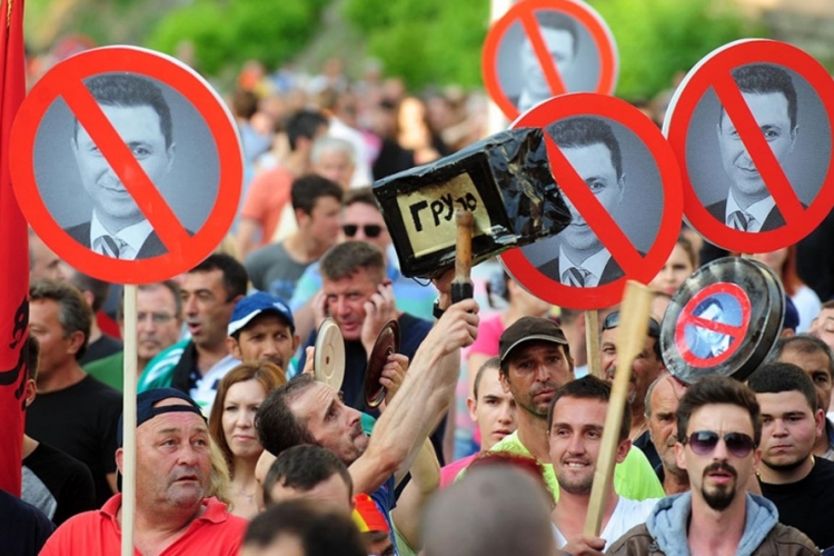 "Najglasniji" protest opozicije do sada u Makedoniji