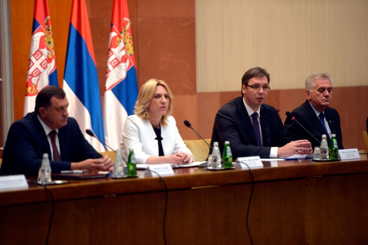 U Beogradu počeo sastanak najviših zvaničnika Srpske i Srbije (VIDEO)