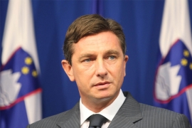 Predsjednik Slovenije Pahor drži uvodni govor u Potočarima