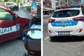 Banjaluka: Kako parkiraju policija i inspekcija (FOTO)