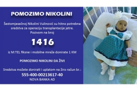 Još jedan apel za pomoć Nikolini