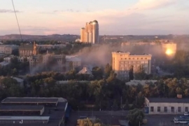 Donjeck na udaru, pogođena i bolnica (VIDEO)