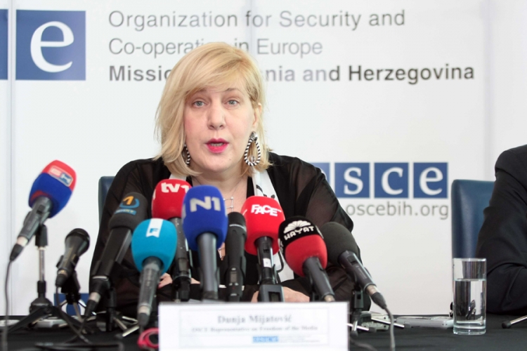 Dunja Mijatović: Političari moraju stati na stranu slobode medija