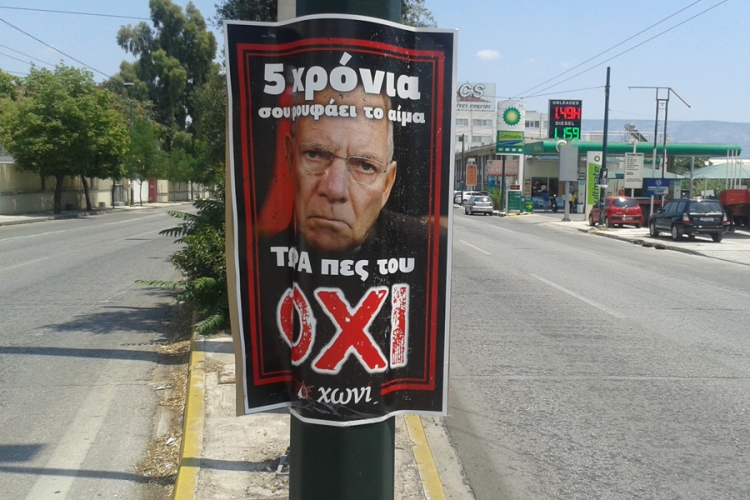 Atinske ulice prazne pred referendum (FOTO)