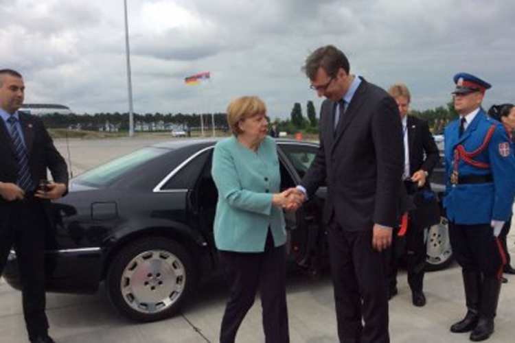 Angela Merkel napustila Srbiju