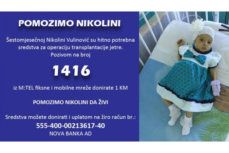 Još jedan apel za pomoć Nikolini