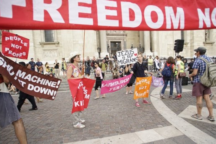 Protest u Budimpešti zbog ograde duž granice sa Srbijom