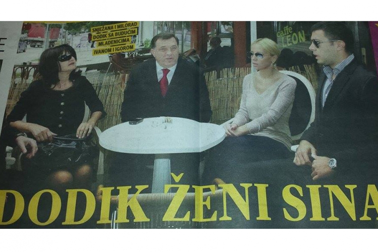 Dodik ženi sina, pjevaju Miroslav i Ceca