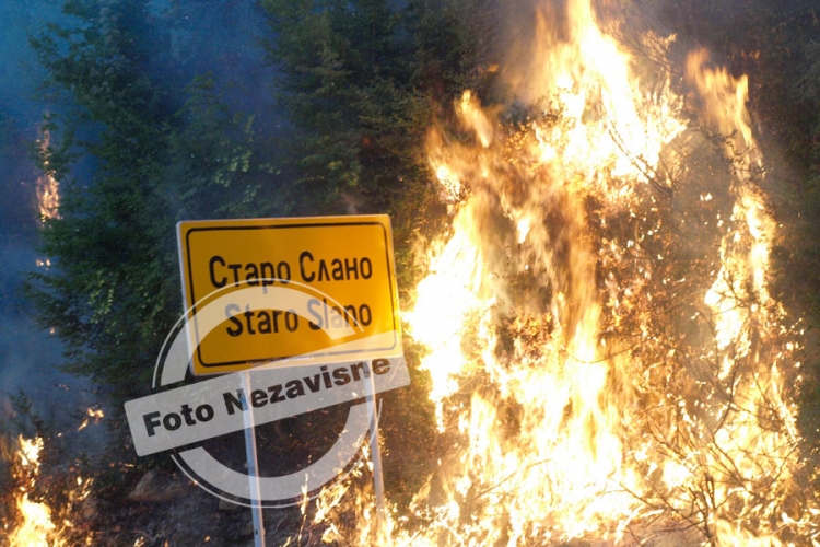 Nadljudskim naporima pokušavaju da ukrote vatrenu stihiju kod Trebinja (FOTO)