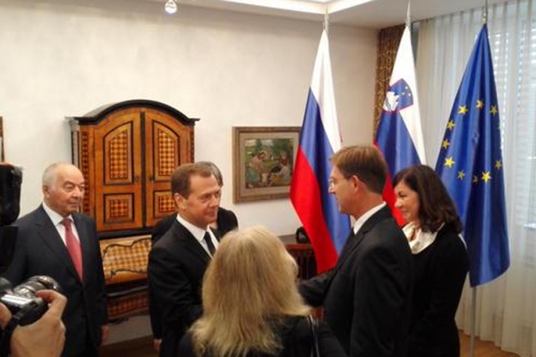 Medvedev doputovao u Ljubljanu