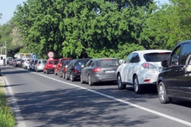 Izuzetno pojačan intenzitet vozila, na izlaz se čeka tri i po sata