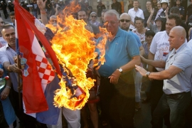 Protestna nota Zagreba Beogradu zbog paljenja zastave