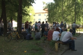 Radnici TTU-a Tuzla ponovo pred zgradom Vlade