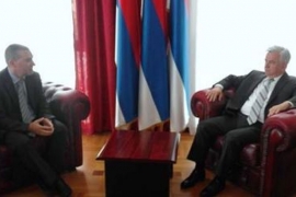 Đulio Zani u oproštajnoj posjeti kod Nedeljka Čubrilovića