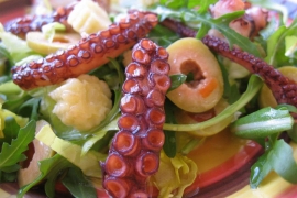 Jednostavna salata od hobotnice