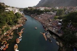 Šesta lokacija Red Bull Cliff Divinga u Mostaru (FOTO)