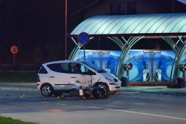 Motociklista poginuo u Prijedoru nakon sudara s mercedesom