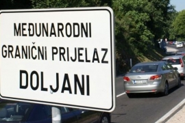 Na graničnom prelazu Doljani čeka se 45 minuta