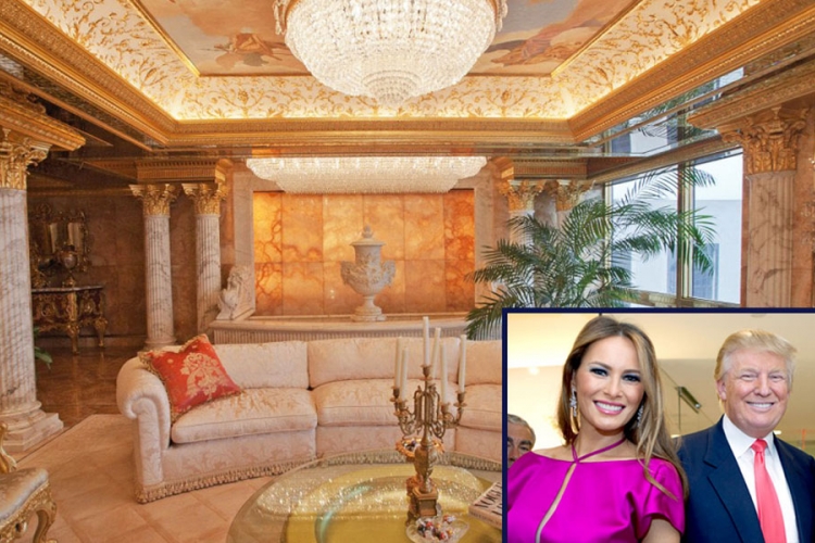 Raskošni apartman Donalda i Melanije Tramp (FOTO)