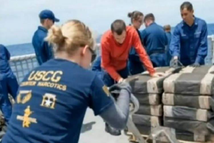 Obalska straža SAD ove godine zaplijenila 54.000 kg kokaina
