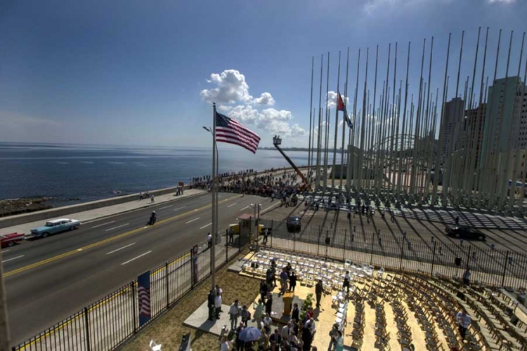 Američka zastava na Kubi nakon 54 godine
