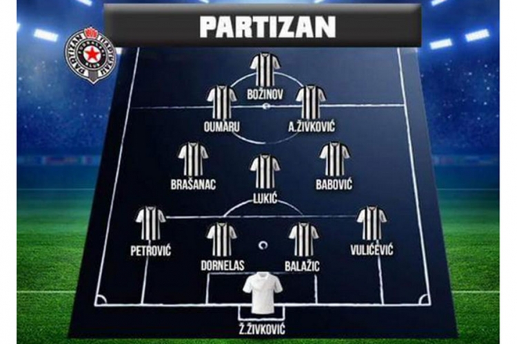 U sastavu Partizana i Saša Lukić