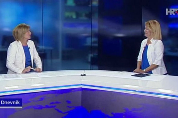 Dres kod na HRT- u: Potpredsjednica hrvatske vlade i voditeljica obučene potpuno isto