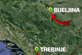 Izbjeglice će u BiH ući kod Bijeljine i Trebinja