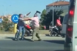 Banjaluka: Potukli se na kružnom toku (VIDEO)