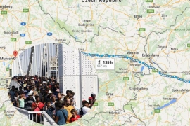 Marš migranata prema Austriji: Ekstremisti ih gađaju petardama, jedan ...
