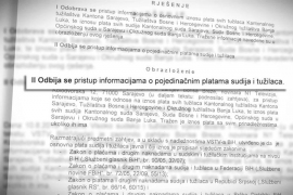 Plate sudija i tužilaca javne, imovinski kartoni tajna