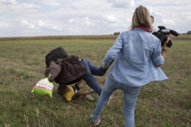 RSE: Snimateljka koja je šutnula migrante počinila zločin iz mržnje (VIDEO)