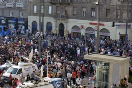 Scene haosa na željezničkoj stanici Keleti