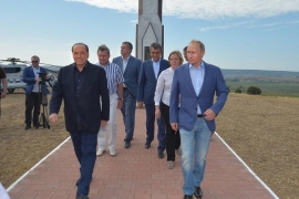 Berluskoni i Putin na Krimu