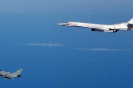 Britanski tajfuni presreli ruske bombardere (VIDEO)