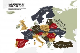 Neobične mape svijeta: Srbija kao Lepa Brena a BiH kao Huh Land