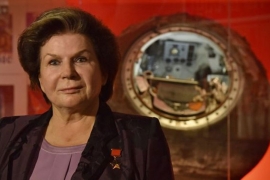 Valentina Tereškova otvorila izložbu o ruskim kosmonautima