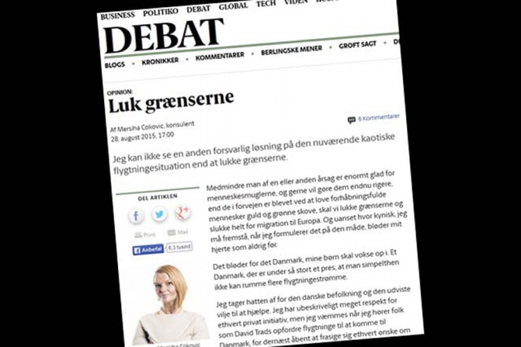 Mersiha, porijeklom iz BiH: Zatvorite granice, dosta nam je izbjeglica