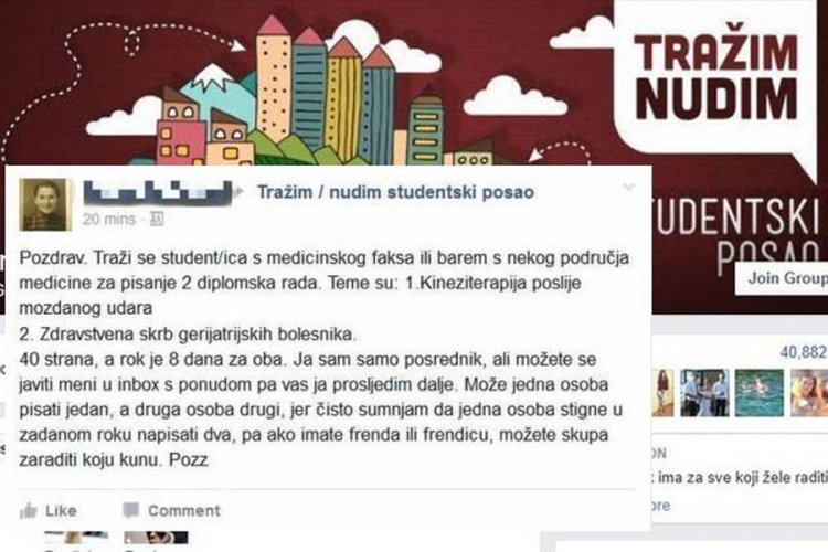  Oglasi: Treba mi diplomski medicine za 8 dana na 40 strana