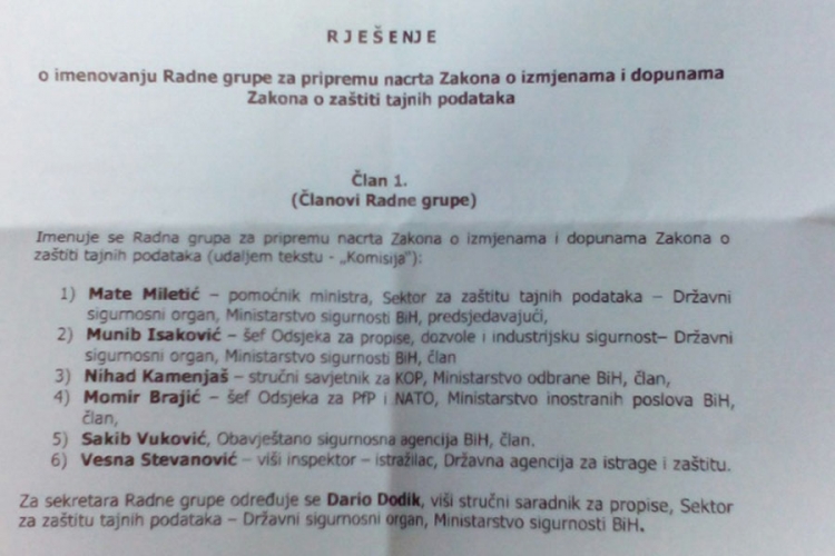 NEZAVISNE OTKRIVAJU: Radna grupa formirana bez RS (FOTO)