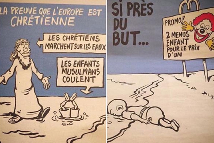 Charlie Hebdo ismijao smrt sirijskog dječaka