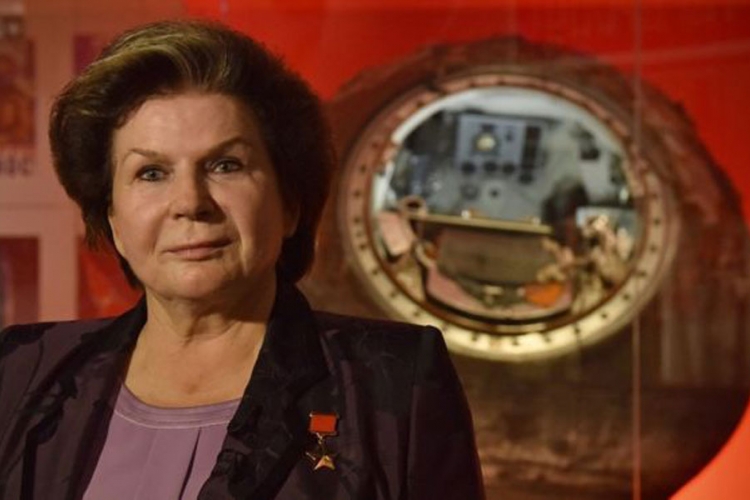 Valentina Tereškova otvorila izložbu o ruskim kosmonautima