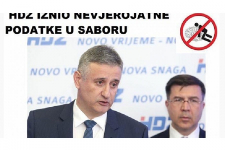 Na društvenim mrežama zezanje na račun HDZ-a (FOTO)
