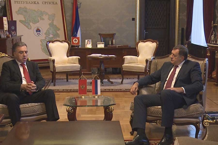 Dodik - Vujanović: Nastaviti dobrosusjedske odnose i saradnju