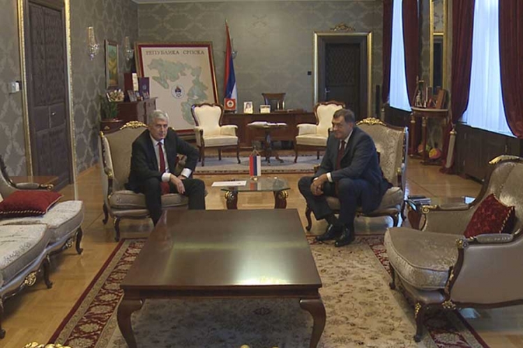 Dodik - Čović: Uravnotežen pristup po svim otvorenim pitanjima