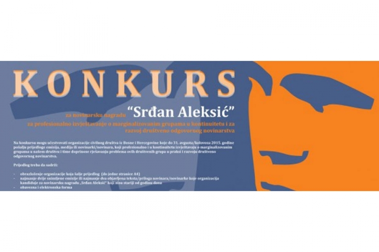 CIN-u uručena novinarska nagrada Srđan Aleksić