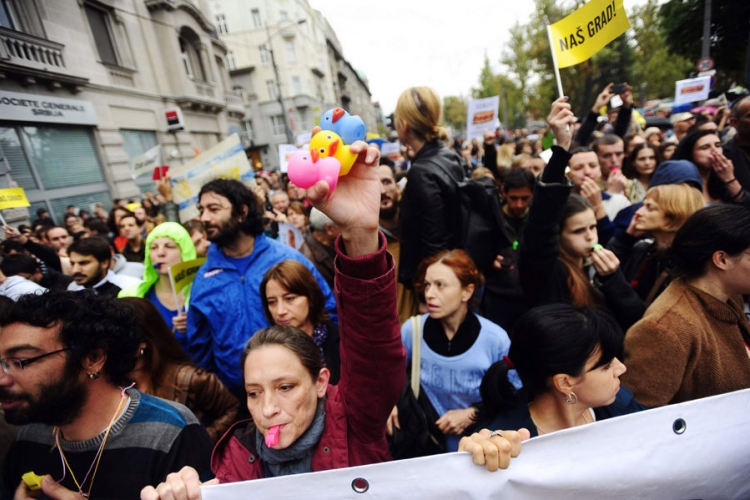 Protest zbog "Beograda na vodi"