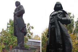 Lenjinov kip u Odesi pretvoren u Dartha Vadera